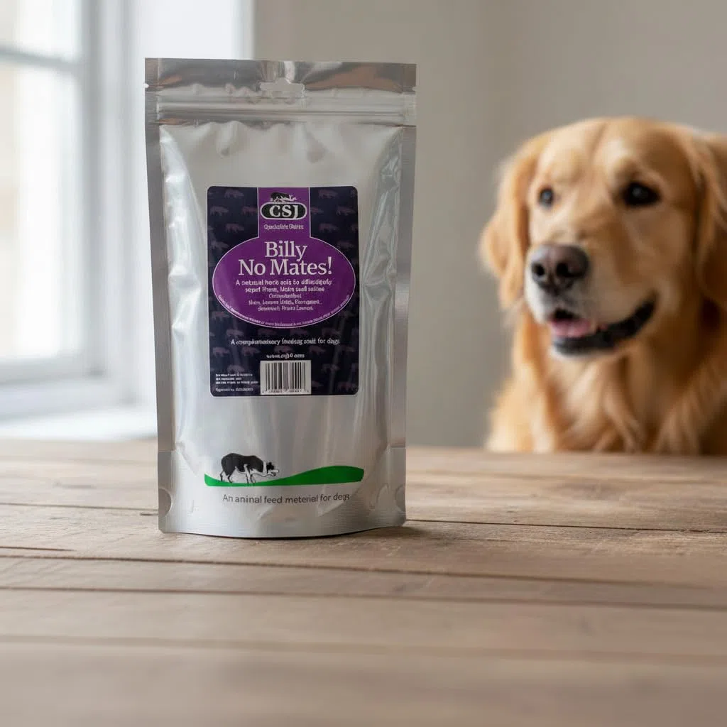 Billy No Mate Antigarrapatas y Pulgas, Polvo Natural para Perro, Gato, Conejo, Caballo, 1 kg