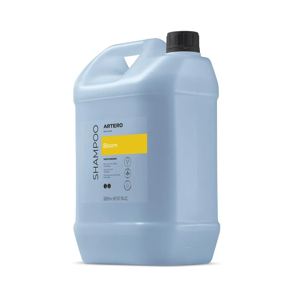 Artero Bloom. Champú para Perros con Aceite de Argán, Ideal para Perros de Pelo Largo, seco o dañado. Aporta Brillo, suavidad y nutrición sin resecar la Piel. Super Hidratante.