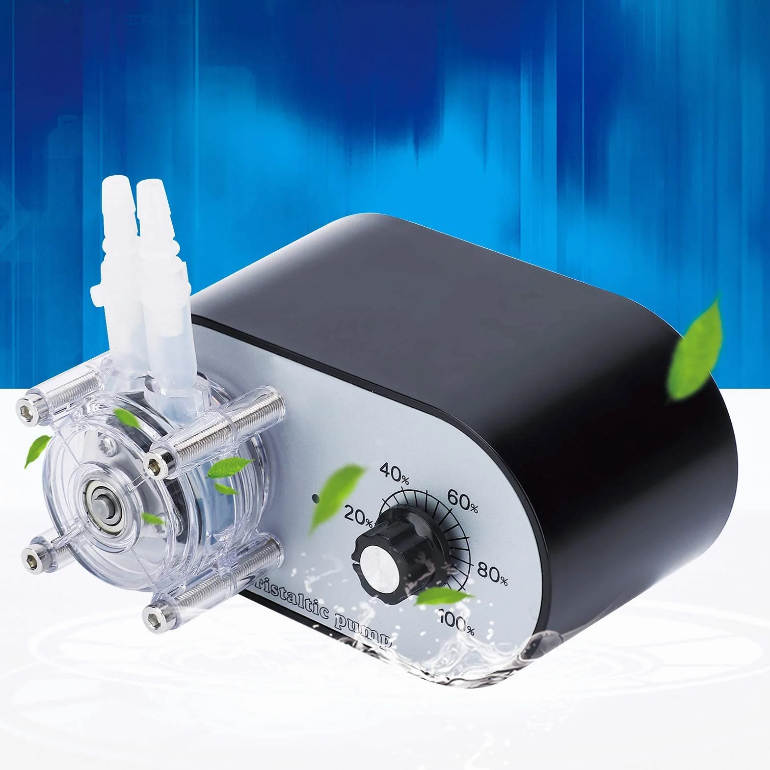 Bomba Peristáltica de Cabezal Único de Alto Flujo G928A 114-500 ml/min para Experimentos y Laboratorio con Alimentación AC 100-240V y Enchufe Europeo (EU Plug)