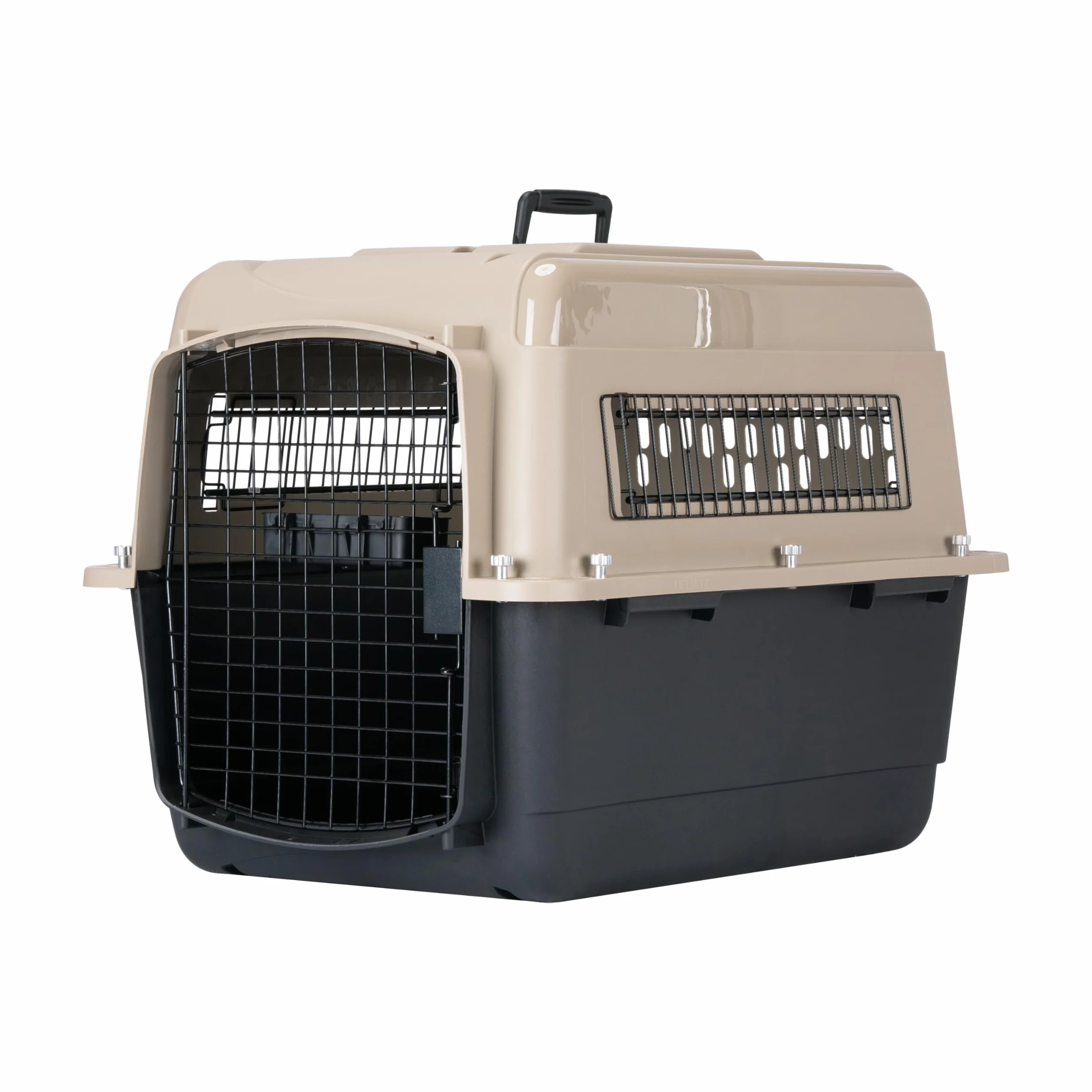 Petmate - Vari Kennel - Transportín para Mascotas - Transportín Robusto - Transportín ventilado - Fácil de Montar - Tamaño Mediano - Dimensiones Interiores 61 x 45,5 x 7,5 cm