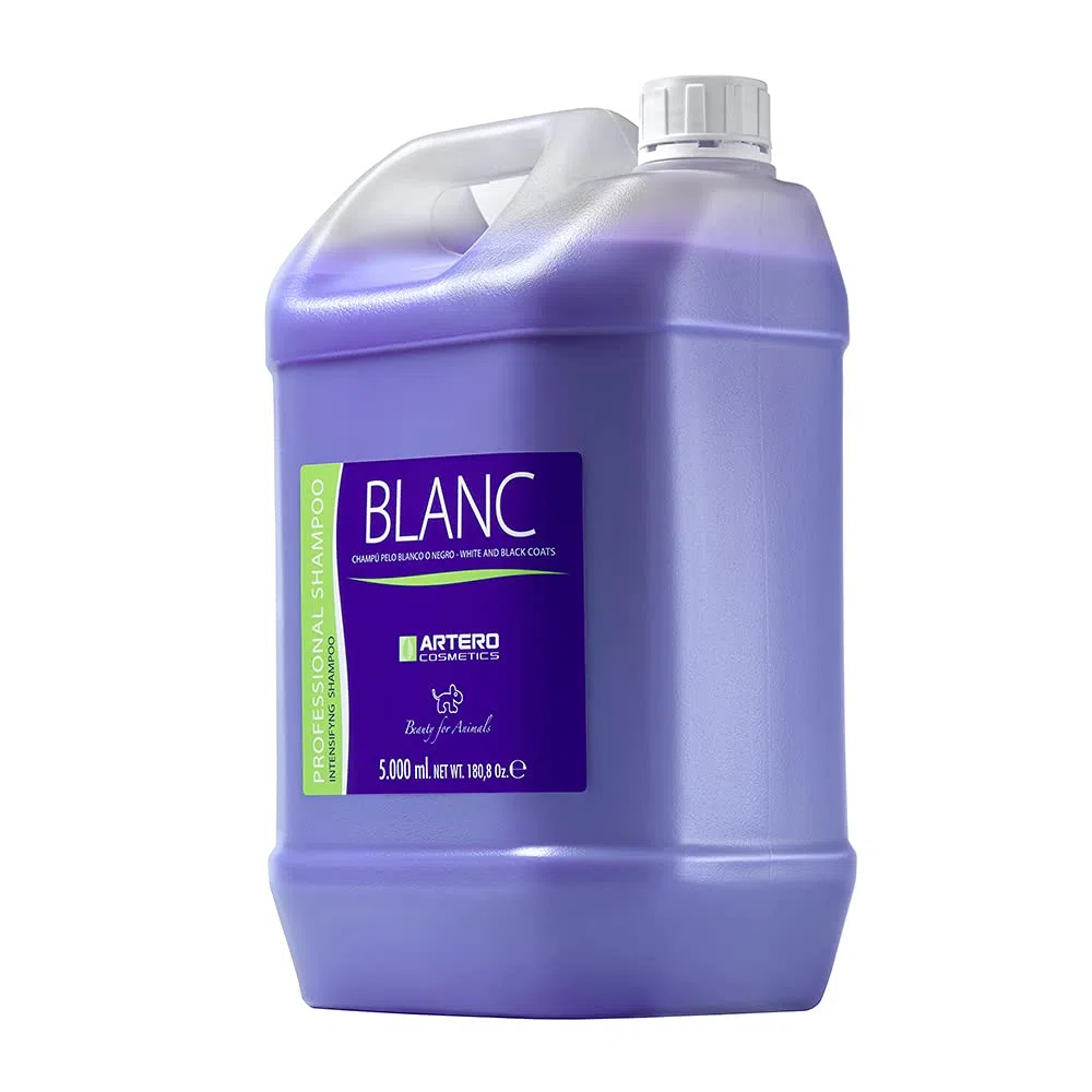 Artero Blanc, Champú para Perros de Pelo Blanco o Negro 5 L