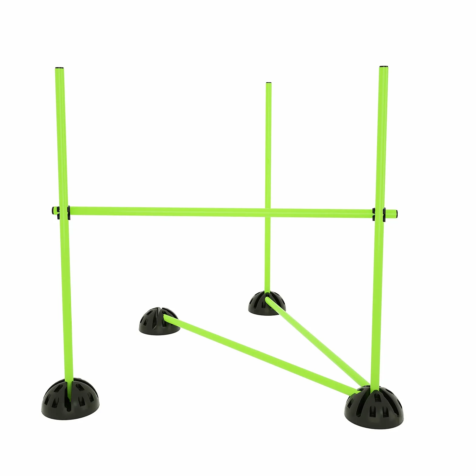 LZQ Juego de barras de salto de agility, barras de entrenamiento para saltos, dribbling y agilidad, ideal para el club o el deporte escolar